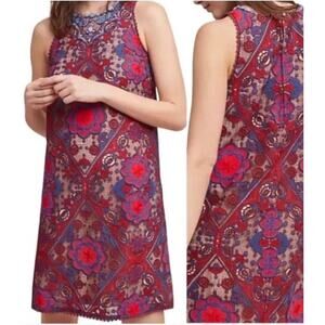Anthropologie Maeve Women's Moran NWT Shift Dress Size 00 Sleeveless Summer